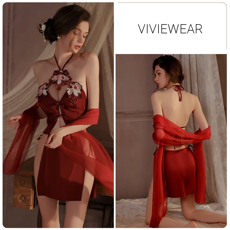 Scarlet Enchantment Cheongsam VV4291