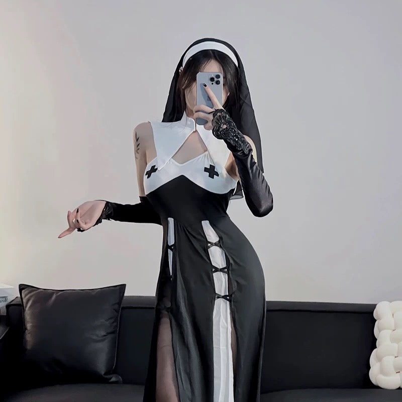 Midnight Nun Costume VV24060