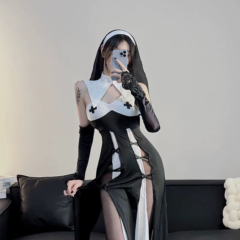 Midnight Nun Costume VV24060