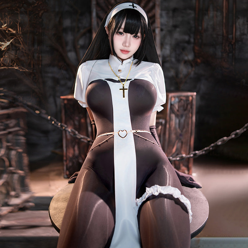 The Nun Costume (body tights) VV240301